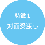 本人確認書類は対面受渡を実施